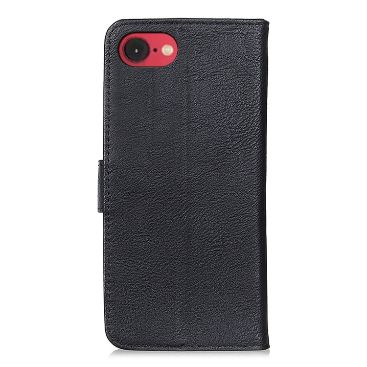 For iPhone 16e / 17e KHAZNEH Cowhide Texture Horizontal Flip Leather Phone Case