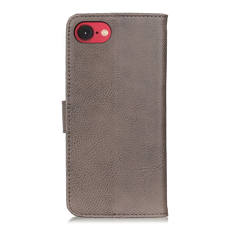 For iPhone 16e / 17e KHAZNEH Cowhide Texture Horizontal Flip Leather Phone Case
