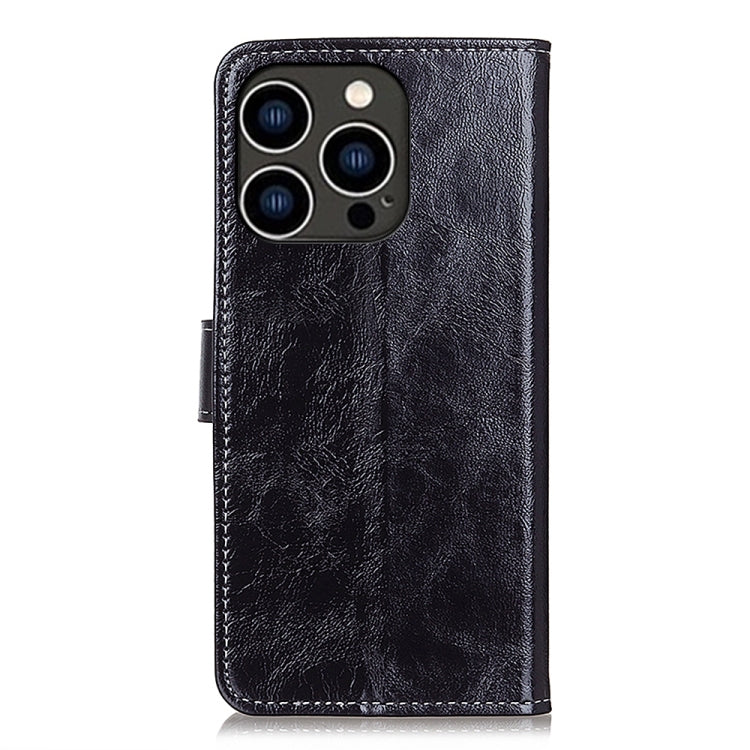 For iPhone 16 Pro Max Retro Crazy Horse Texture Horizontal Flip Leather Phone Case