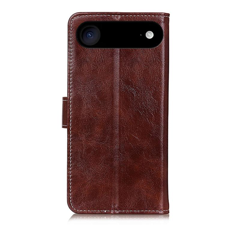 For iPhone Air Retro Crazy Horse Texture Horizontal Flip Leather Phone Case