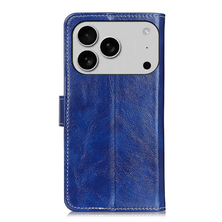 For iPhone 17 Pro Retro Crazy Horse Texture Horizontal Flip Leather Phone Case