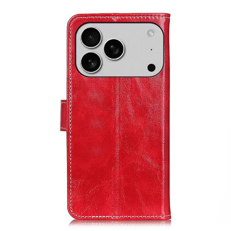 For iPhone 17 Pro Retro Crazy Horse Texture Horizontal Flip Leather Phone Case
