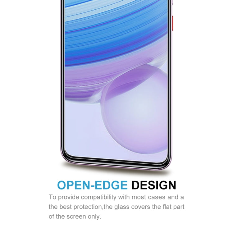 For Xiaomi Redmi 10X 5G Half-screen Transparent Tempered Glass Film