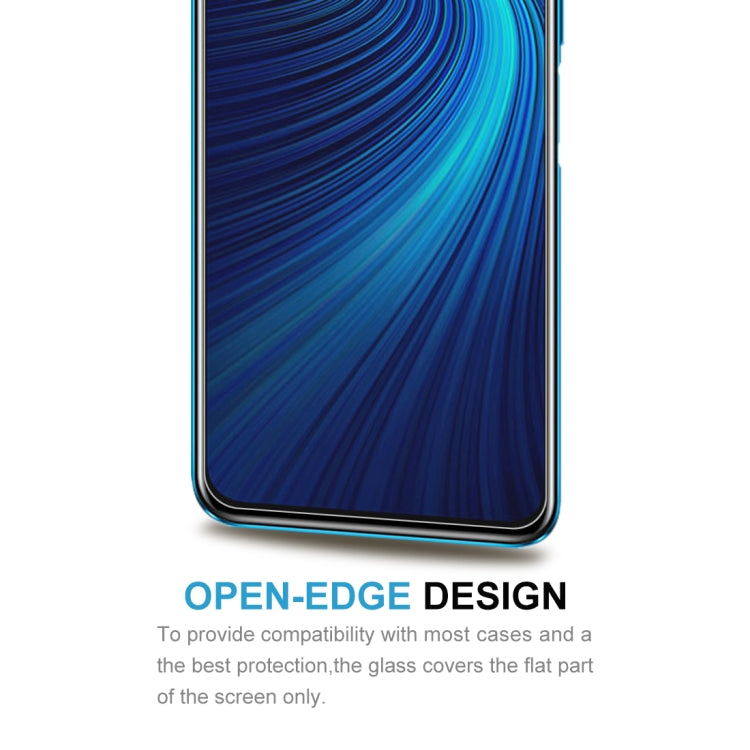 For Huawei Honor X10 Half-screen Transparent Tempered Glass Film