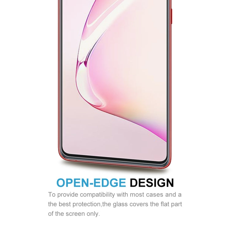 For Samsung Galaxy A81 Half-screen Transparent Tempered Glass Film