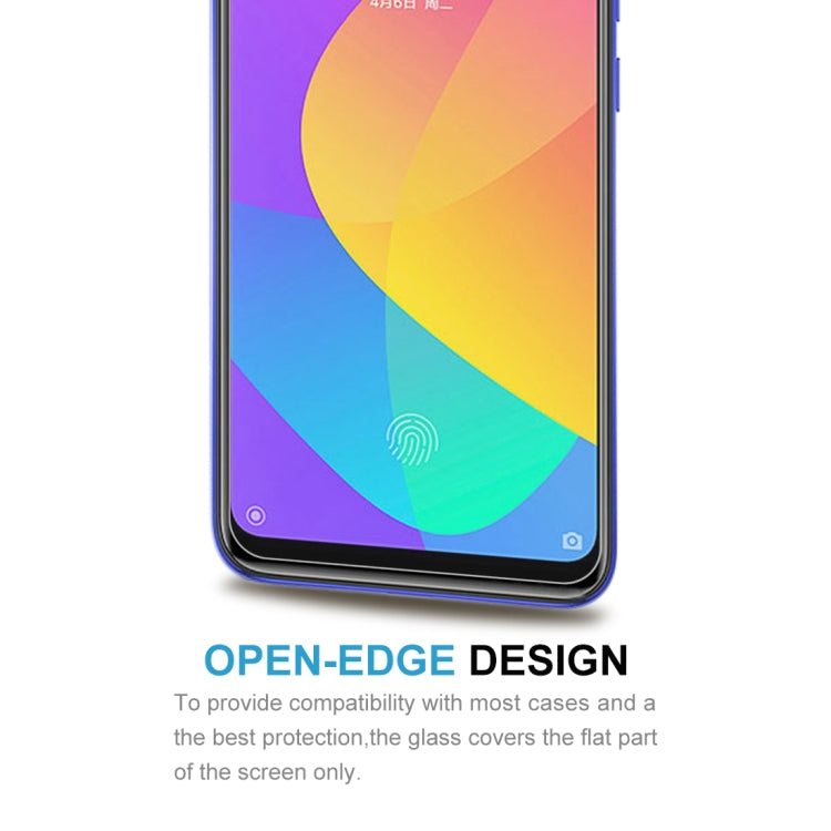 For Xiaomi Mi CC9e Half-screen Transparent Tempered Glass Film