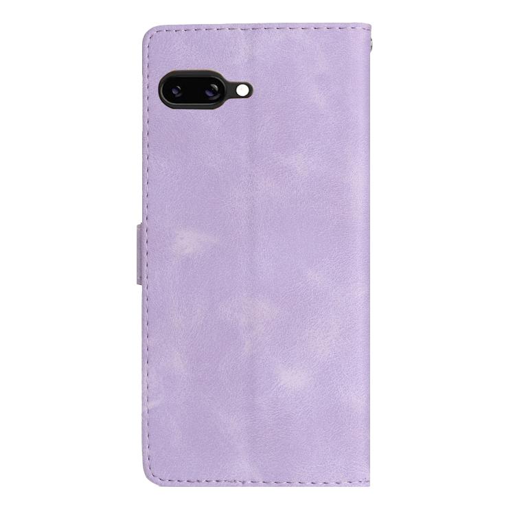 For Google Pixel 9a Flower Butterfly Embossing Pattern Leather Phone Case