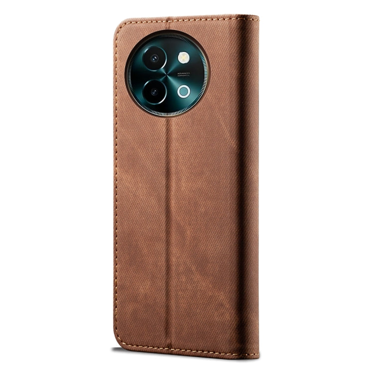 For vivo Y38 5G Global Denim Texture Flip Leather Phone Case