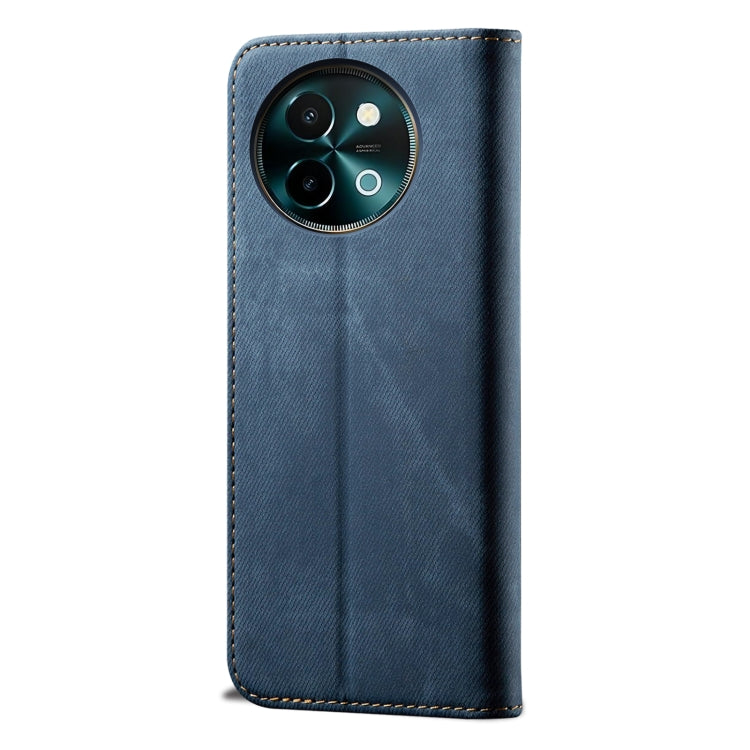 For vivo Y38 5G Global Denim Texture Flip Leather Phone Case
