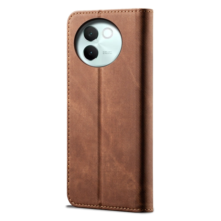 For vivo V30E 5G Global Denim Texture Flip Leather Phone Case