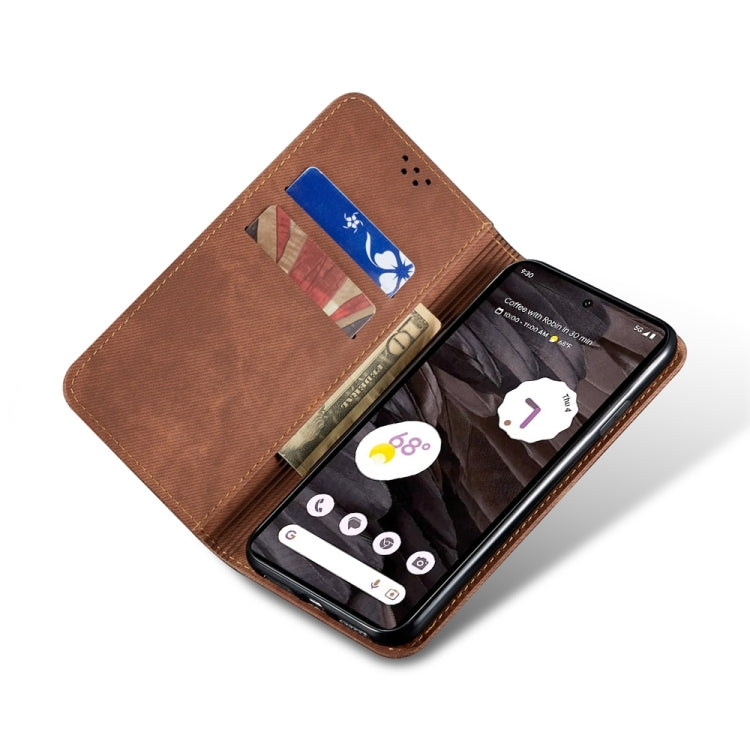 For vivo V30E 5G Global Denim Texture Flip Leather Phone Case
