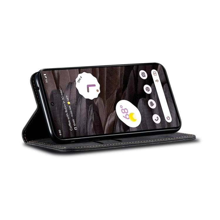 For vivo V30E 5G Global Denim Texture Flip Leather Phone Case