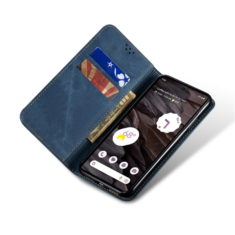 For vivo V30E 5G Global Denim Texture Flip Leather Phone Case