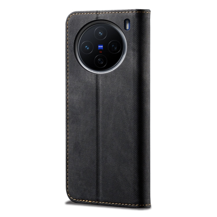 For vivo X200 Pro mini Denim Texture Flip Leather Phone Case