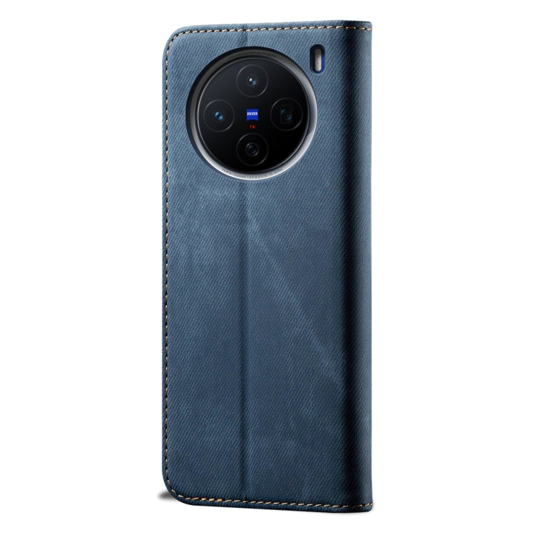 For vivo X200 Pro mini Denim Texture Flip Leather Phone Case
