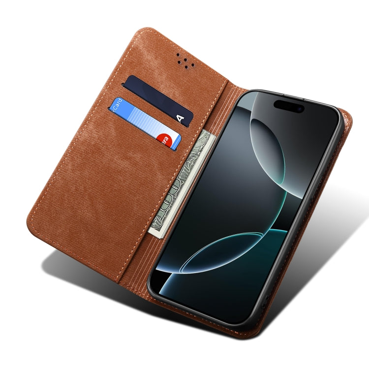 For vivo S20 5G Denim Texture Flip Leather Phone Case