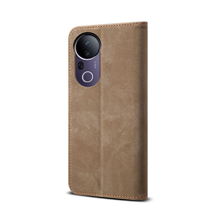 For vivo S20 Pro 5G Denim Texture Flip Leather Phone Case