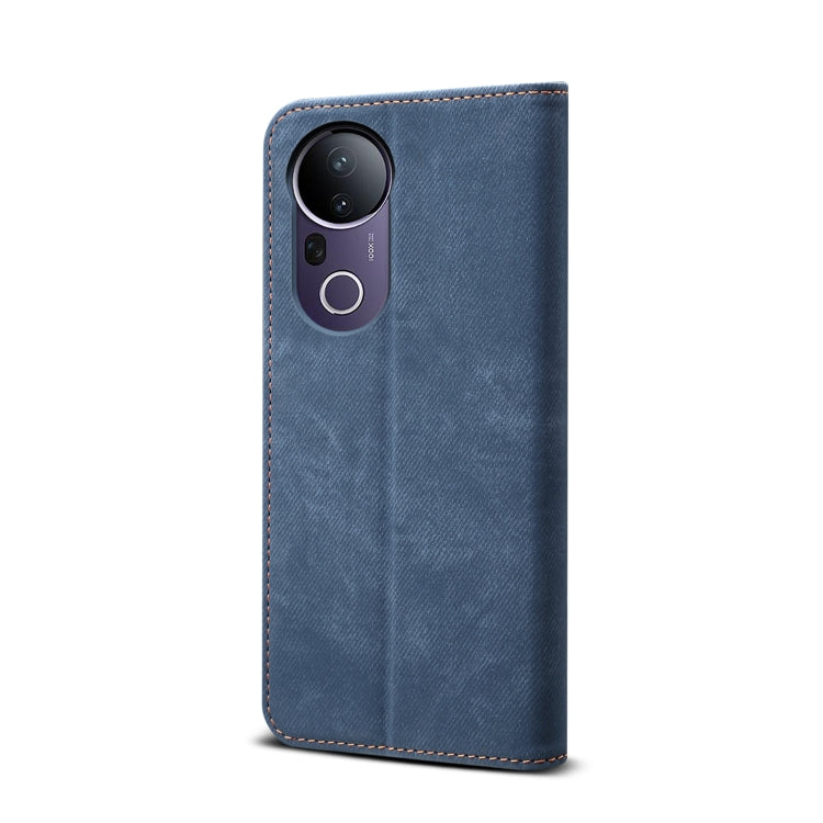 For vivo S20 Pro 5G Denim Texture Flip Leather Phone Case