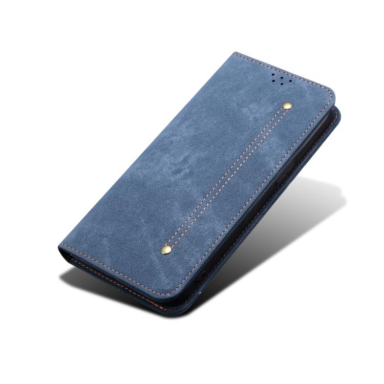 For vivo V50 Denim Texture Flip Leather Phone Case