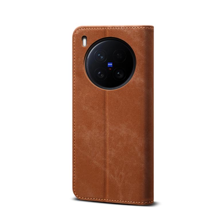 For vivo X200 Ultra Denim Texture Flip Leather Phone Case