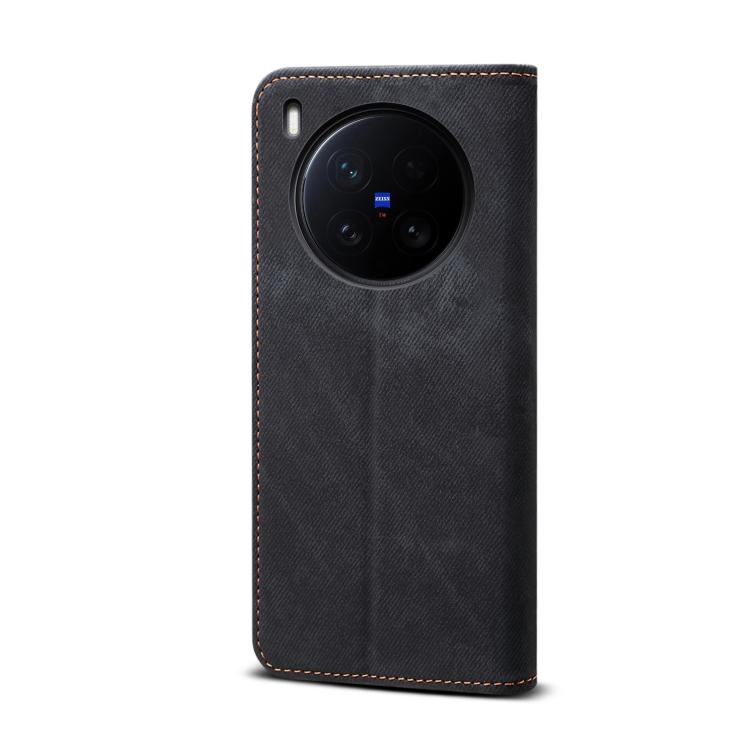 For vivo X200 Ultra Denim Texture Flip Leather Phone Case