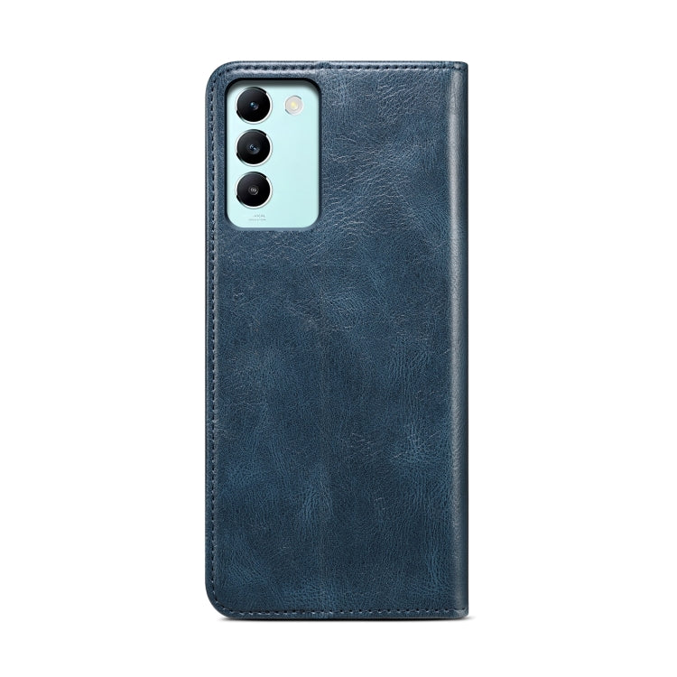 For vivo T3 / Y200E / Y100 IND Oil Wax Crazy Horse Texture Leather Phone Case