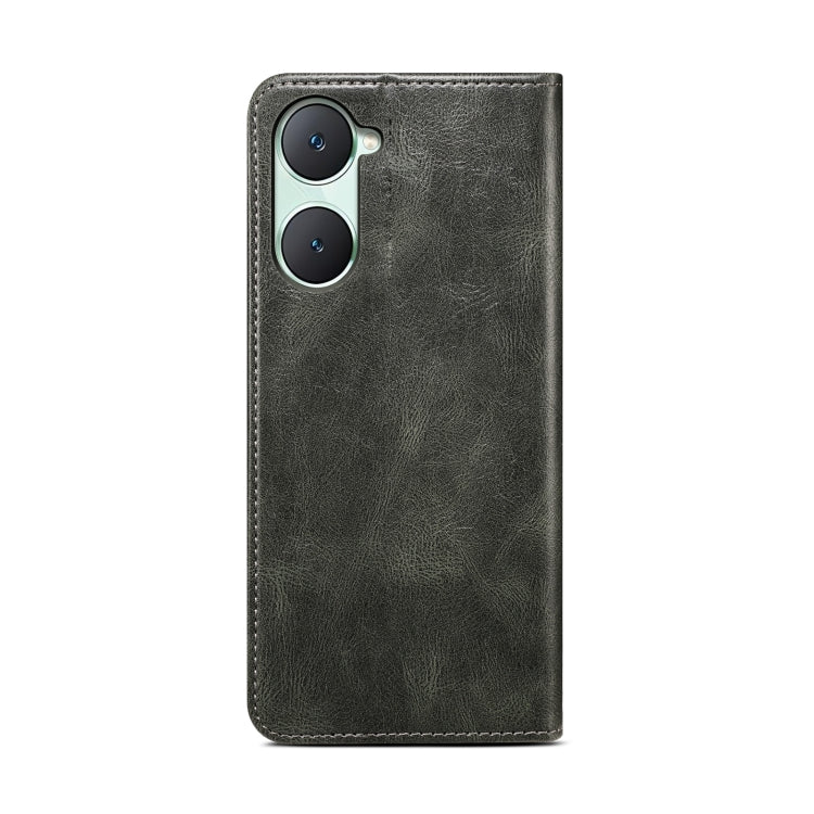For vivo Y03 4G Oil Wax Crazy Horse Texture Leather Phone Case