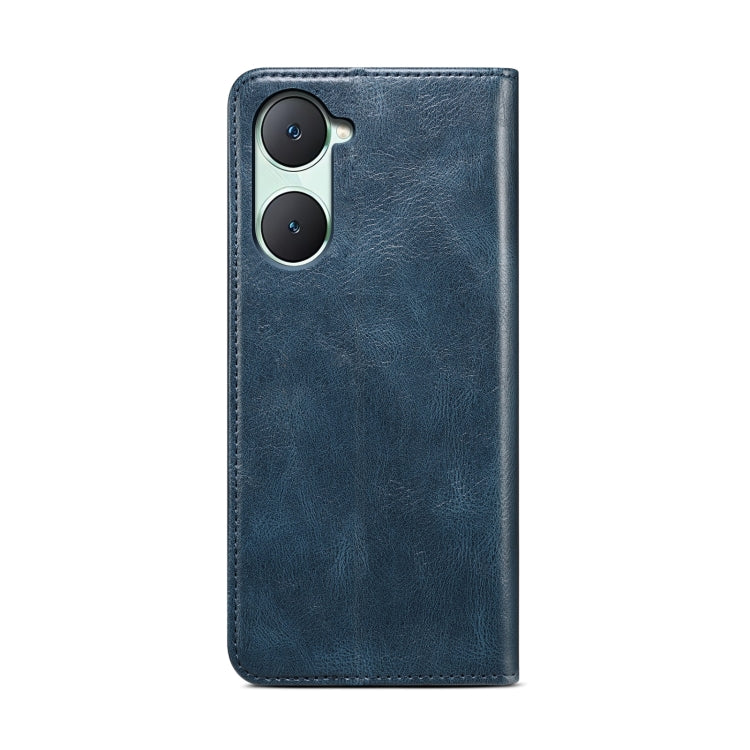 For vivo Y03 4G Oil Wax Crazy Horse Texture Leather Phone Case