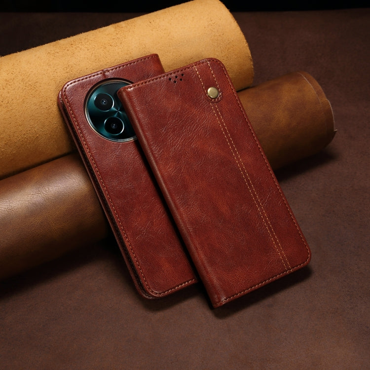 For vivo Y38 5G Global Oil Wax Crazy Horse Texture Leather Phone Case