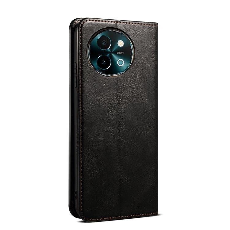 For vivo Y38 5G Global Oil Wax Crazy Horse Texture Leather Phone Case