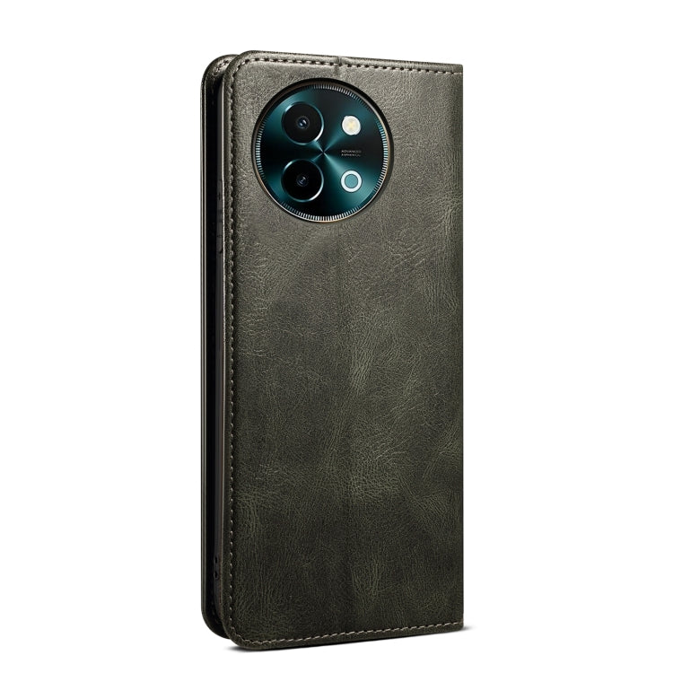 For vivo Y38 5G Global Oil Wax Crazy Horse Texture Leather Phone Case