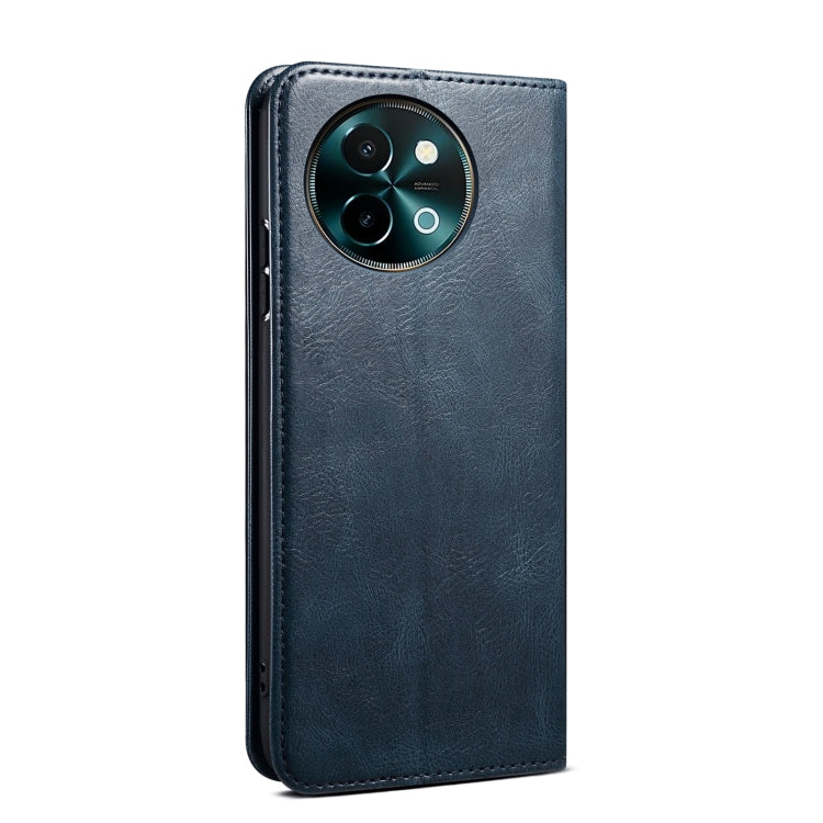 For vivo Y38 5G Global Oil Wax Crazy Horse Texture Leather Phone Case