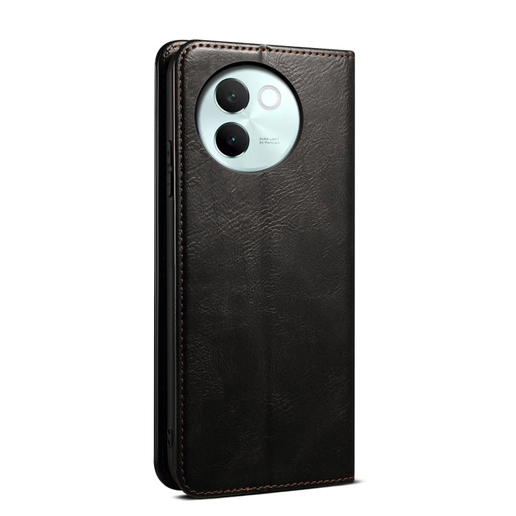 For vivo V30E 5G Global Oil Wax Crazy Horse Texture Leather Phone Case