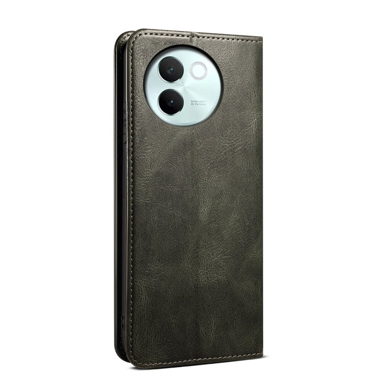 For vivo V30E 5G Global Oil Wax Crazy Horse Texture Leather Phone Case