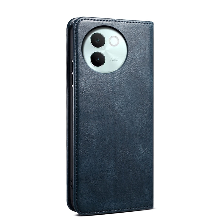 For vivo V30E 5G Global Oil Wax Crazy Horse Texture Leather Phone Case