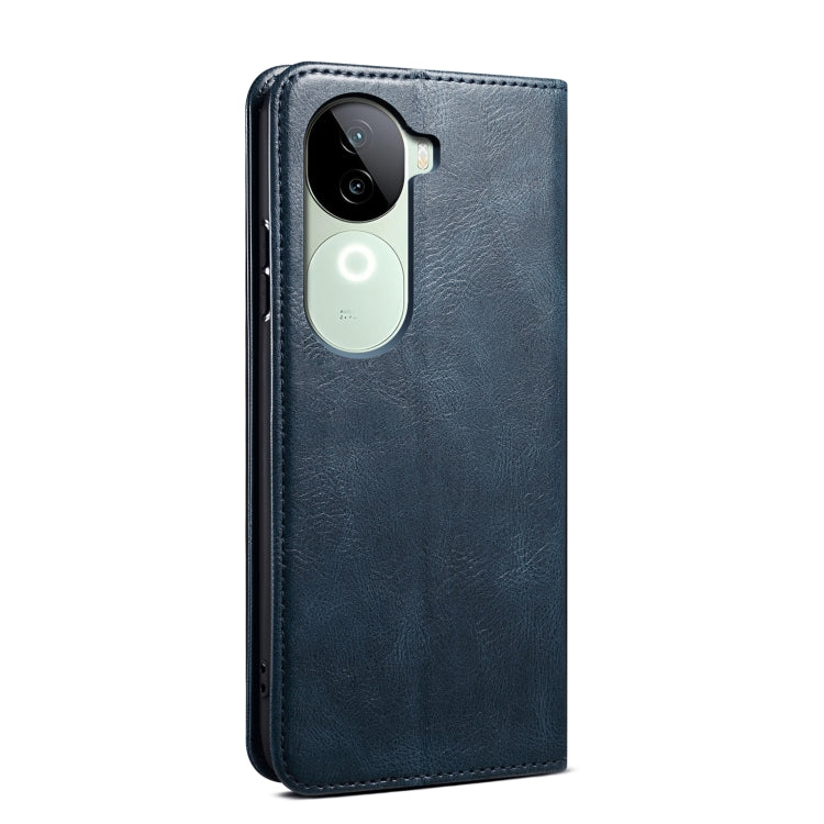 For vivo V40e 5G India / iQOO Z9s 5G Oil Wax Crazy Horse Texture Leather Phone Case