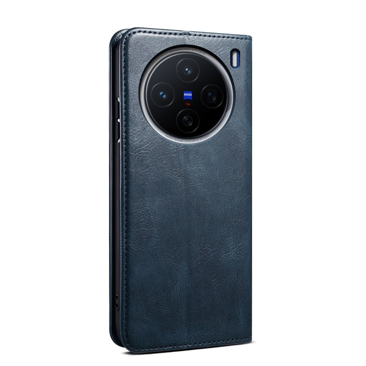 For vivo X200 Oil Wax Crazy Horse Texture Leather Phone Case