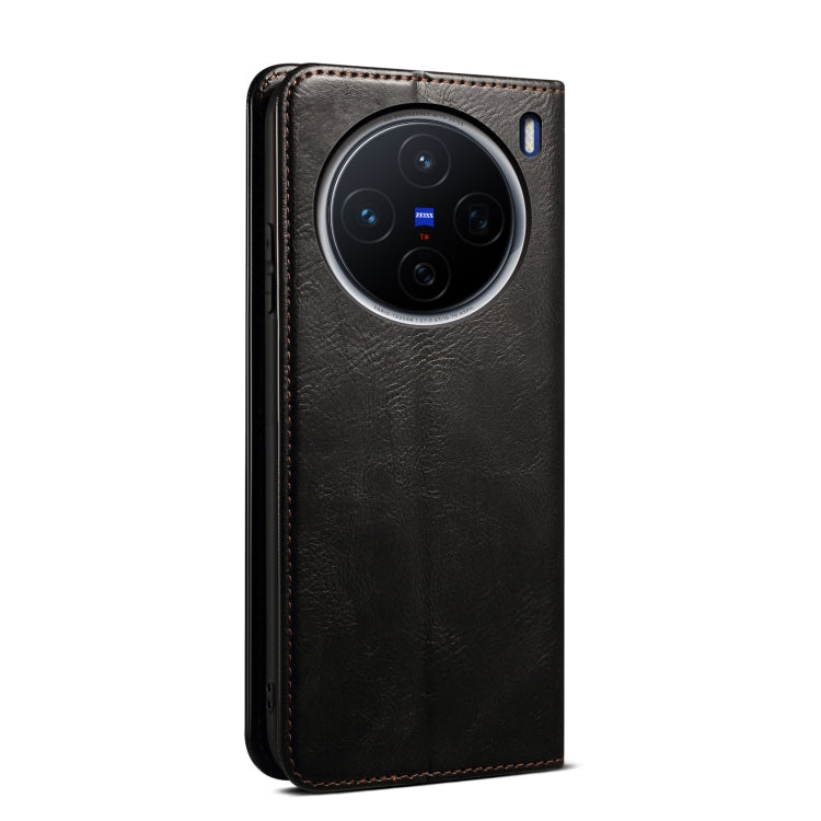 For vivo X200 Pro mini Oil Wax Crazy Horse Texture Leather Phone Case