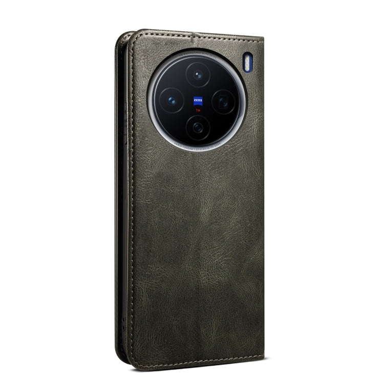 For vivo X200 Pro mini Oil Wax Crazy Horse Texture Leather Phone Case