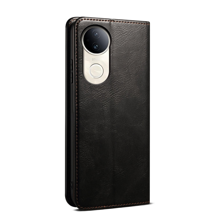 For vivo S20 5G Oil Wax Crazy Horse Texture Leather Phone Case