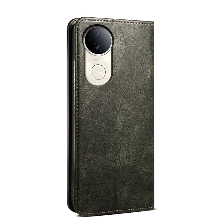 For vivo S20 5G Oil Wax Crazy Horse Texture Leather Phone Case