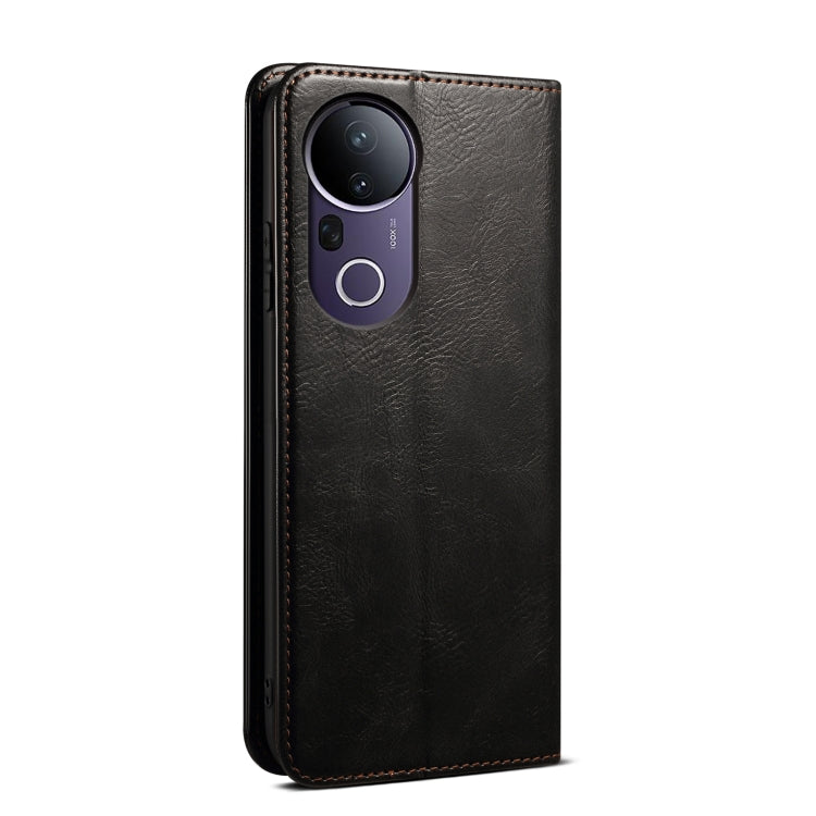 For vivo S20 Pro 5G Oil Wax Crazy Horse Texture Leather Phone Case