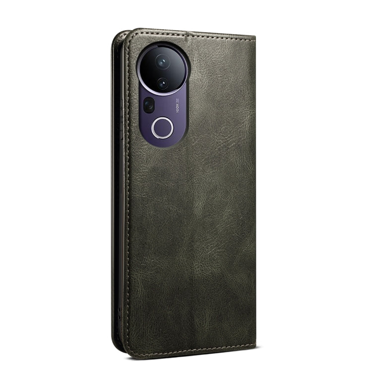 For vivo S20 Pro 5G Oil Wax Crazy Horse Texture Leather Phone Case