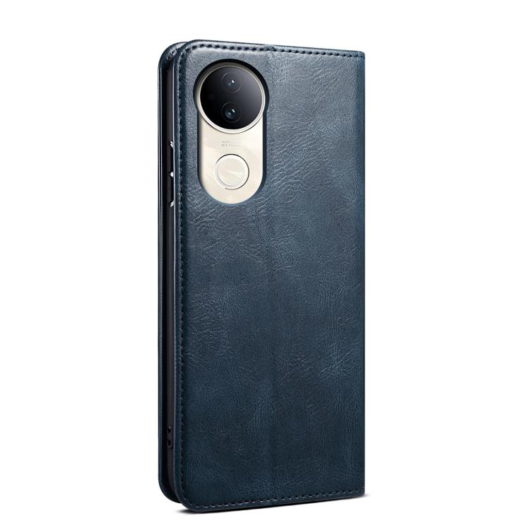 For vivo V50 Oil Wax Crazy Horse Texture Leather Phone Case