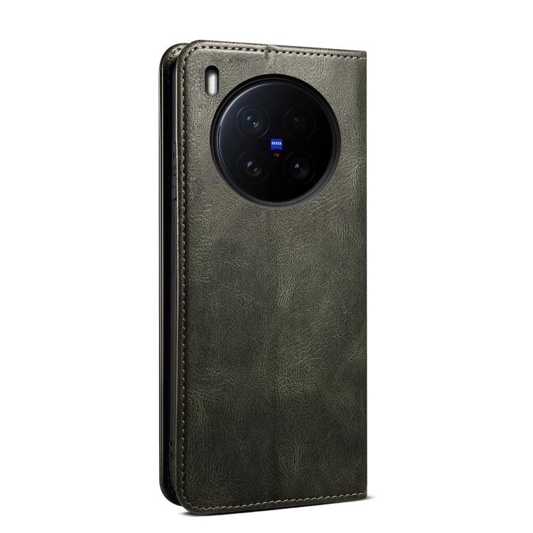 For vivo X200 Ultra Oil Wax Crazy Horse Texture Leather Phone Case