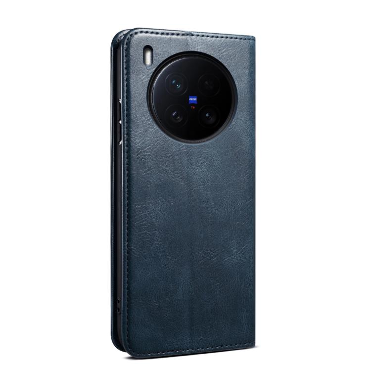 For vivo X200 Ultra Oil Wax Crazy Horse Texture Leather Phone Case