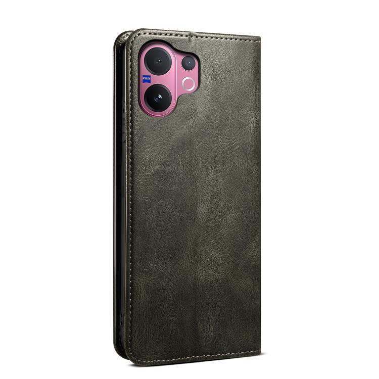 For vivo V60 5G Oil Wax Crazy Horse Texture Leather Phone Case