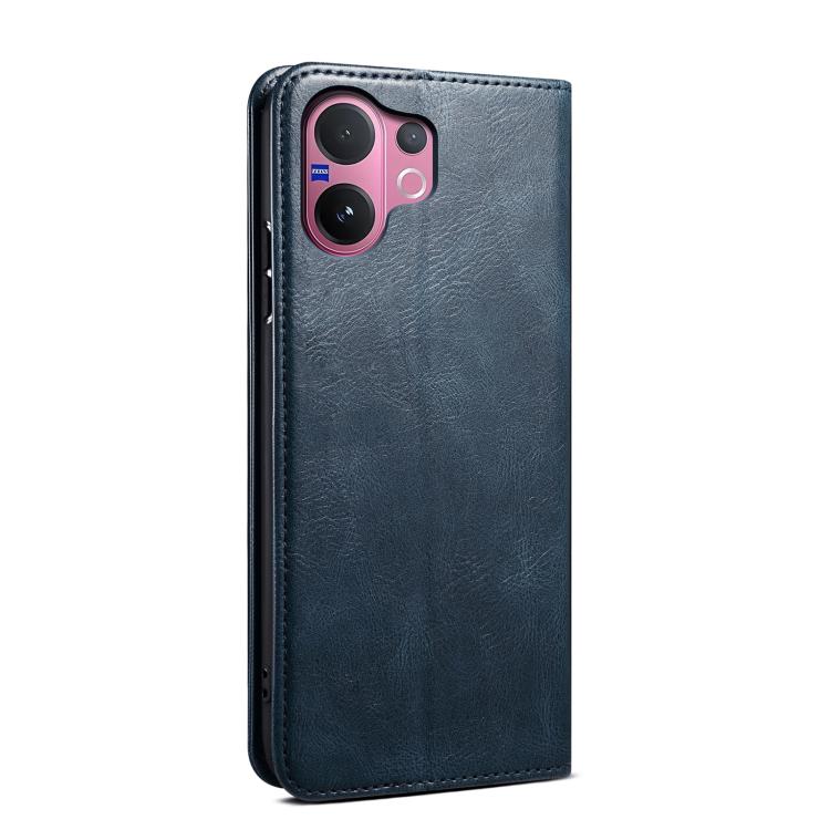 For vivo V60 5G Oil Wax Crazy Horse Texture Leather Phone Case