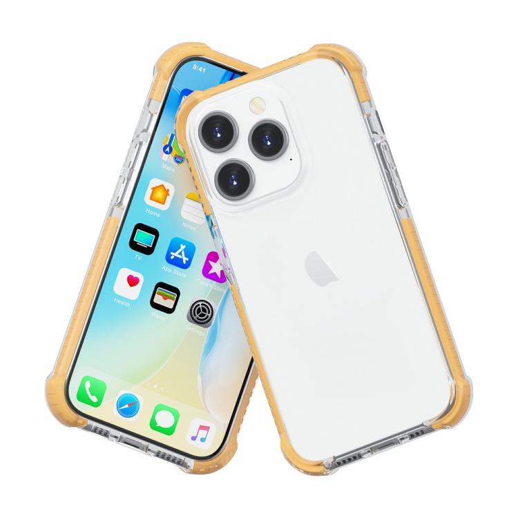 For iPhone 15 Pro Four-corner Shockproof TPU Hybrid Acrylic Phone Case