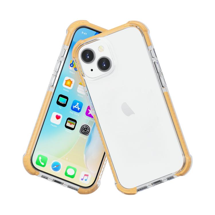 For iPhone 15 Four-corner Shockproof TPU Hybrid Acrylic Phone Case